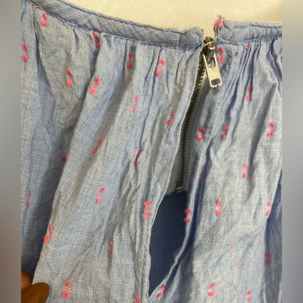 REVOLVE Lovers + Friends Ronita Strapless Ruffle Long Sleeve Mini Dress | Size S - Picture 5 of 7